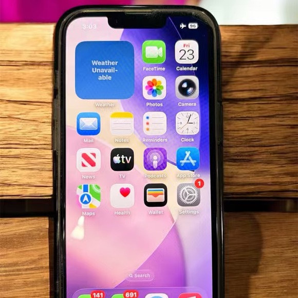 Apple Black Smartphone Case